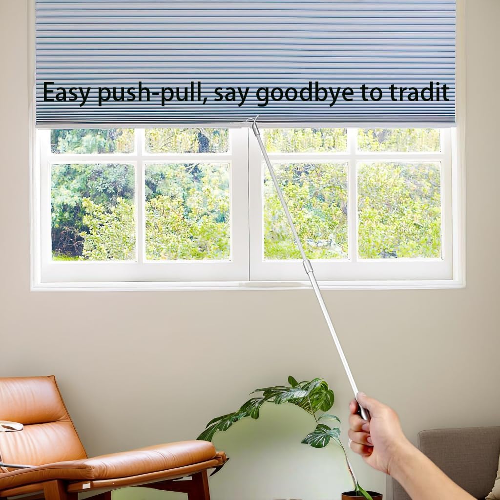 Elegant Pull Down Blinds for Window Shades, Cordless Blackout Blinds, Zebra Blinds for Windows, Pull Down Shades for Windows, Premium Window Blinds