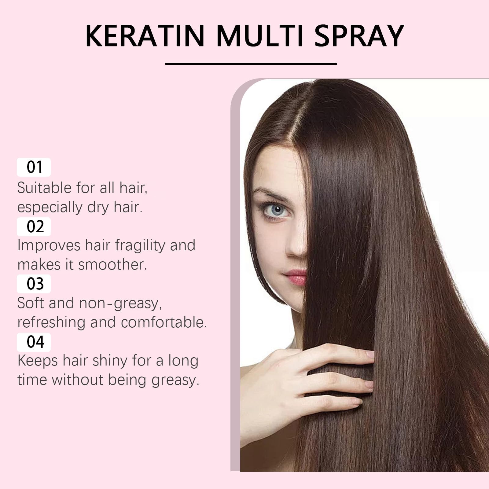 Spray Idratante per Maschera Capelli con Cheratina