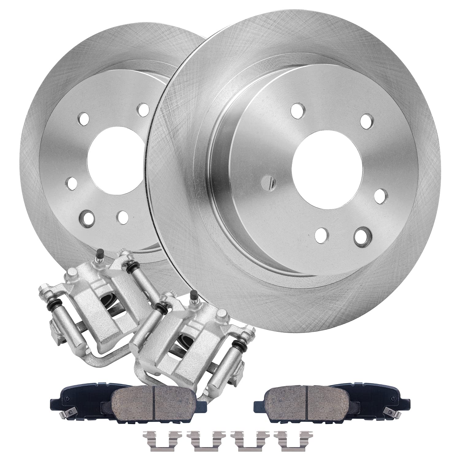 Detroit Axle - Rear Brake Kit for 2003-2005 Infiniti G35 Nissan 350Z Disc
