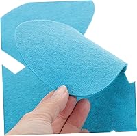 Vista 9 de Hemoton Protector de olla y sartén, juego de 12 almohadillas redondas de tela no tejida azul