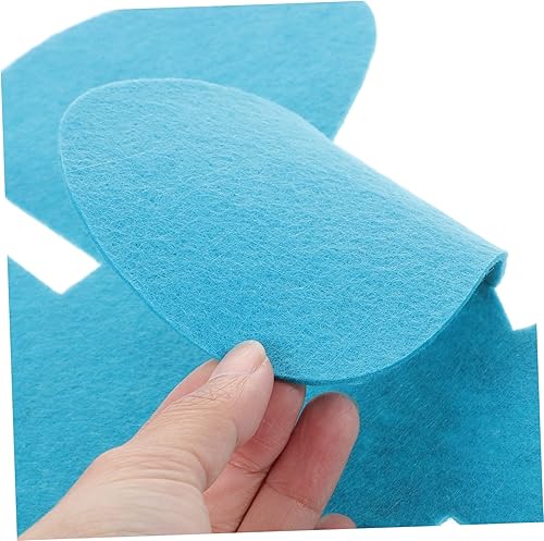 Miniatura 9 de Hemoton Protector de olla y sartén, juego de 12 almohadillas redondas de tela no tejida azul