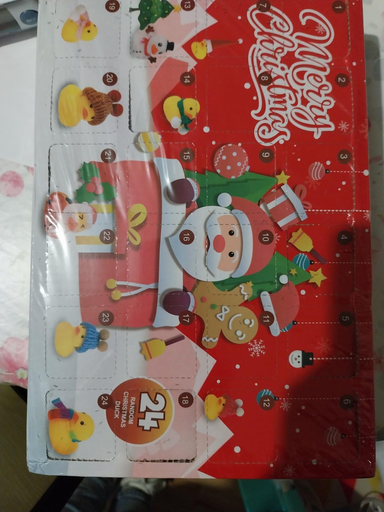 Calendrier De L'Avent 2024 - 24 Petits Canards En Caoutchouc, Jouets Surprises Pour Enfants, Décoration De Noël