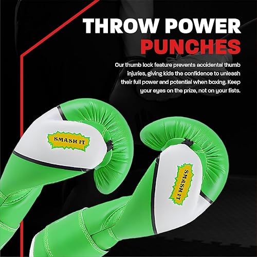 Miniatura 3 de Kids Boxing Gloves for Kids Children Youth Punching Bag Kickboxing Muay Thai Mitts MMA Training Sparring Gloves