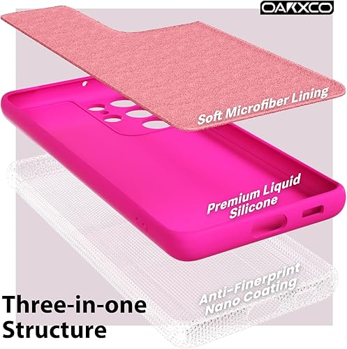 Miniatura 6 de oakxco Funda para teléfono Samsung Galaxy S21 Ultra de silicona líquida, color sólido brillante fluorescente, bonita delgada fina suave goma TPU