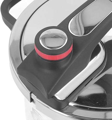 Miniatura 7 de Olla a presión eléctrica, 6L 304 acero inoxidable 2 engranajes, olla de cocción lenta múltiple, olla de arroz, vaporera con mango plegable para el