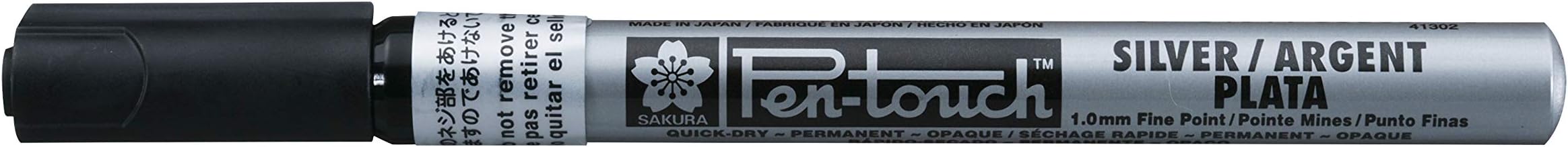 Silver Ink Pentouch Metallic Paint Fine Point Marker
