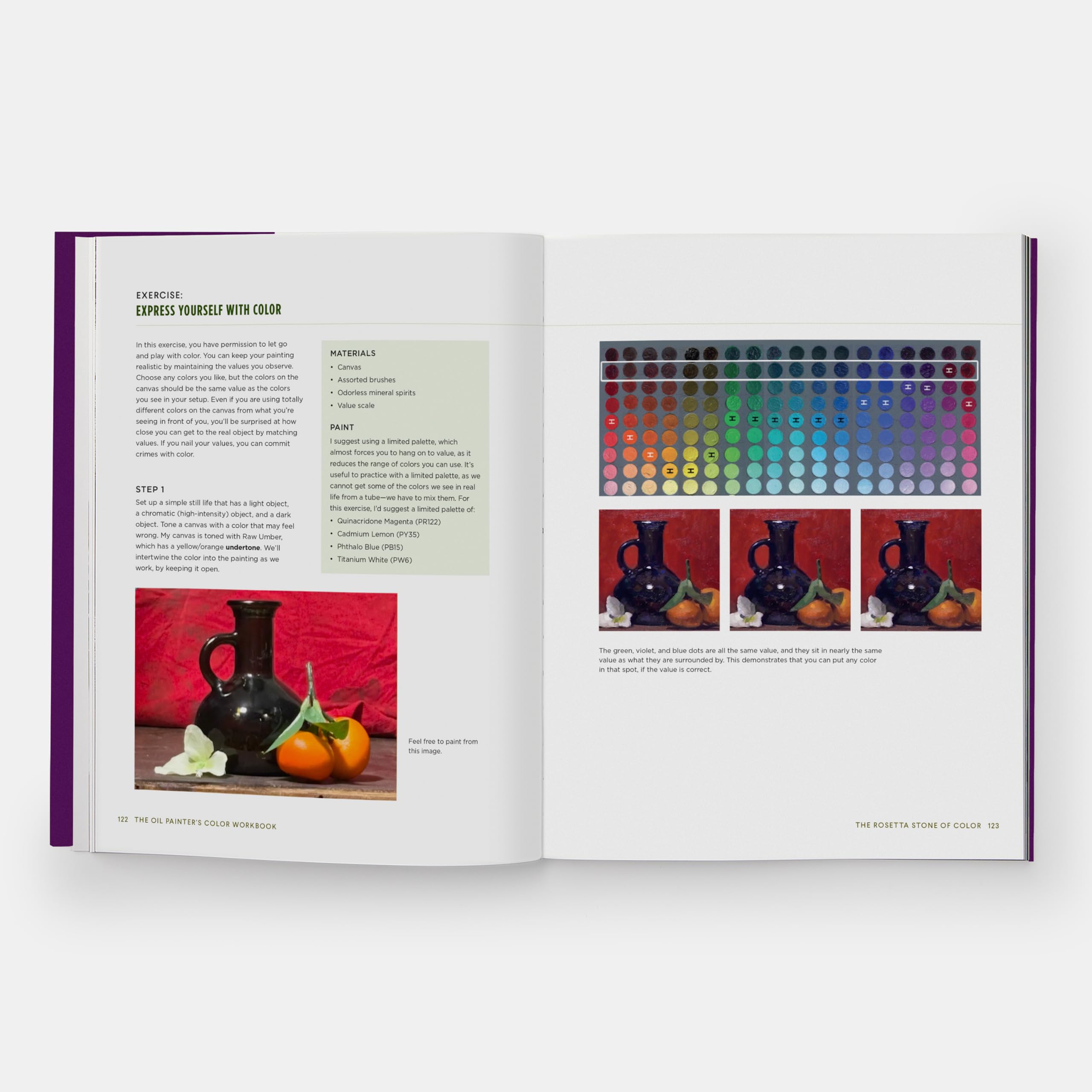 The Oil Painter's Color Workbook: A contemporary guide to color mixing, pigments, palettes, and harmony