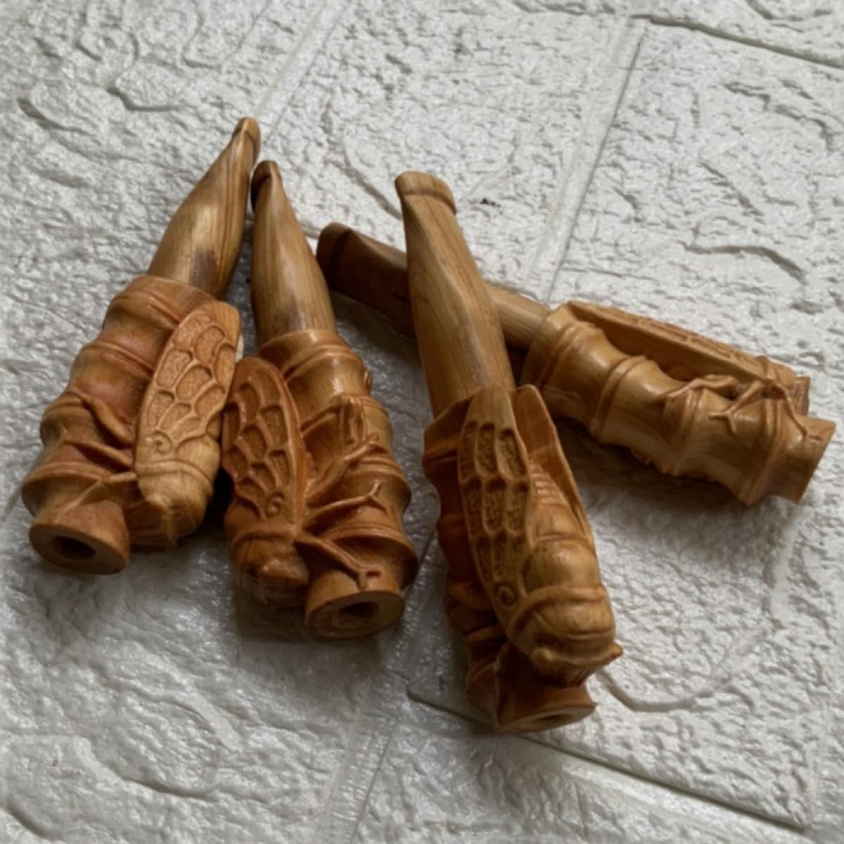 Bocchino per Sigaretta, Bocchino con Filtro, Filtro per Sigarette per Sigarette, Legno Bocchino,Bocchino da uomo modello Cicala, adatto per elemento filtrante da 9mm