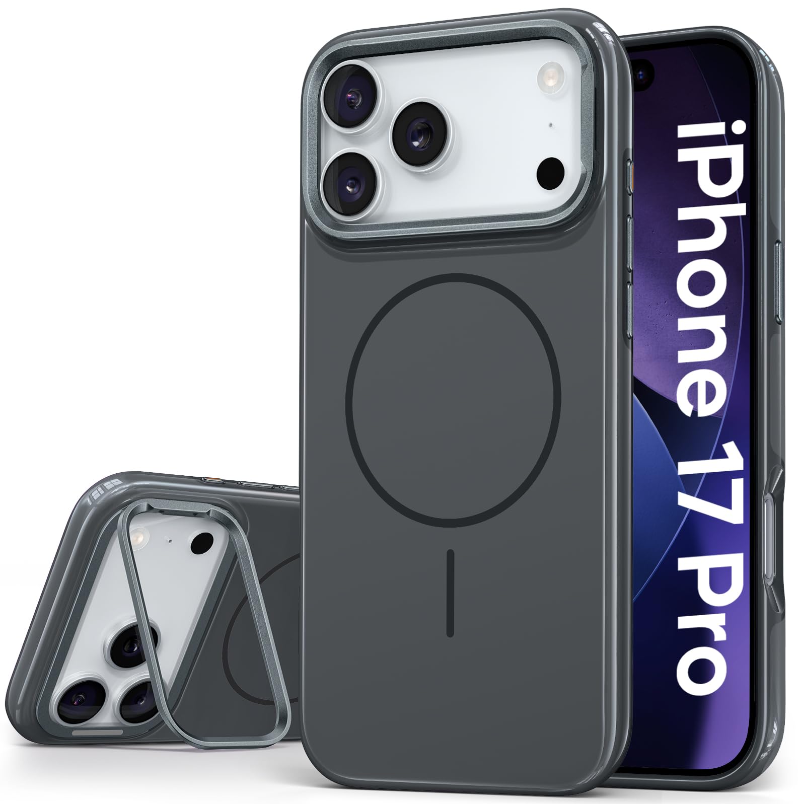 Amazon.co.jp: Vihibii iPhone 17 Pro ケース スタンド付き