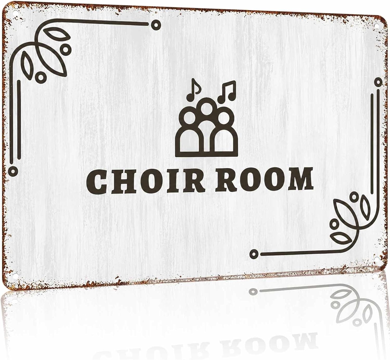 Choir Room Identification Aluminum Metal Sign 8 x 12 Inch