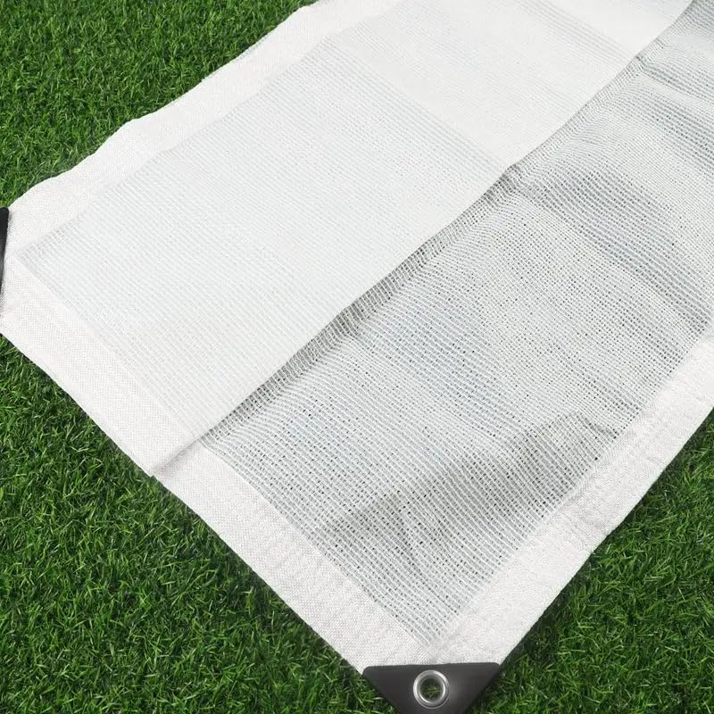 Écran de confidentialité blanc 2x4m pour bloquer les regards du balcon
