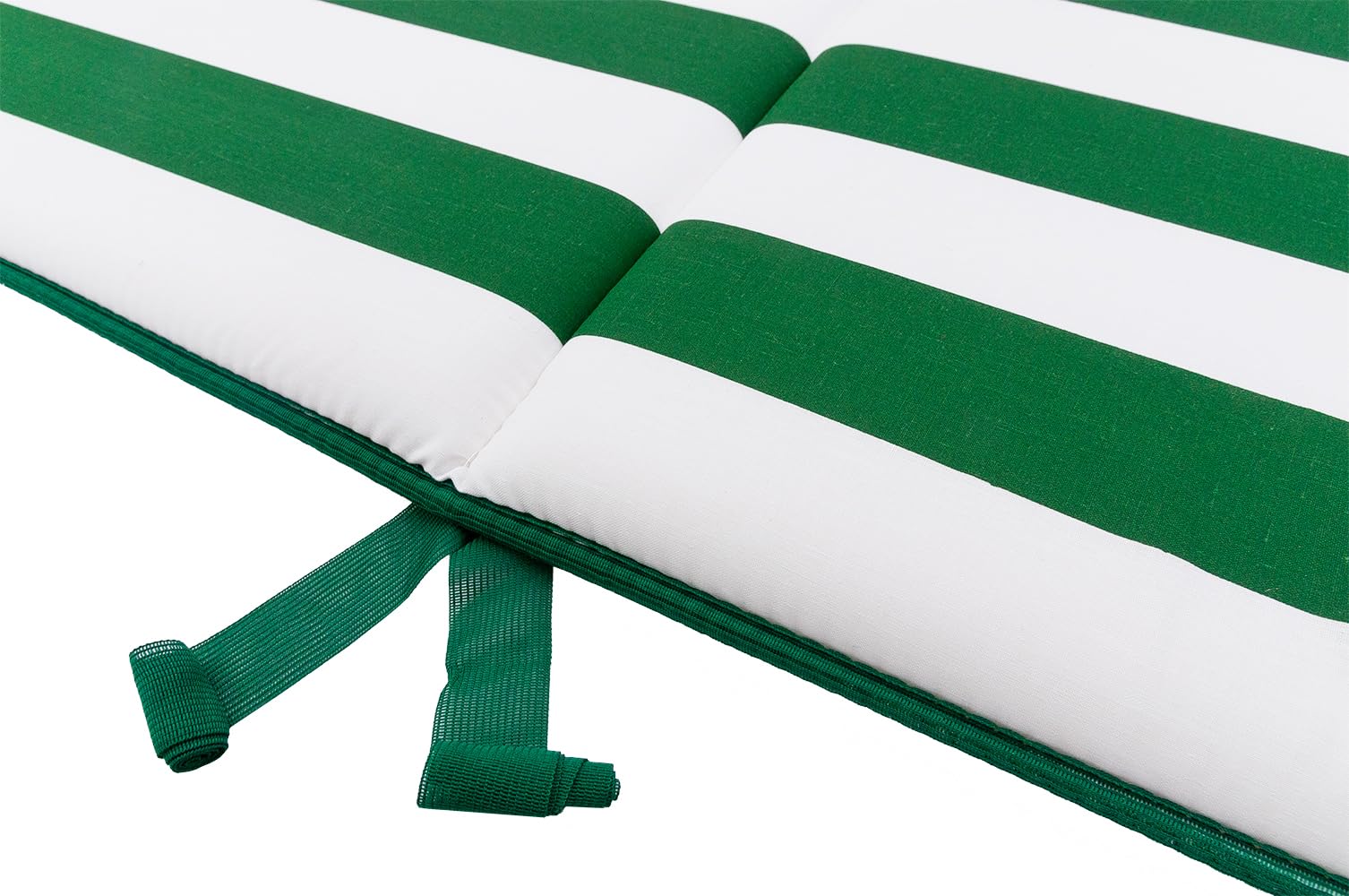 ARREDIAMOINSIEME-nelweb Cuscino Coprisedia Universali Giardino Bar Ristorante Hotel 100% Made In Italy mod.VIOLINO FASCIATO VERDE