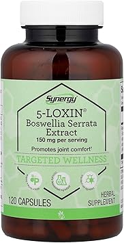 Vitacost Synergy, 5-Loxin, Boswellia Serrata Extract, 120 Capsules 75 mg per Capsule