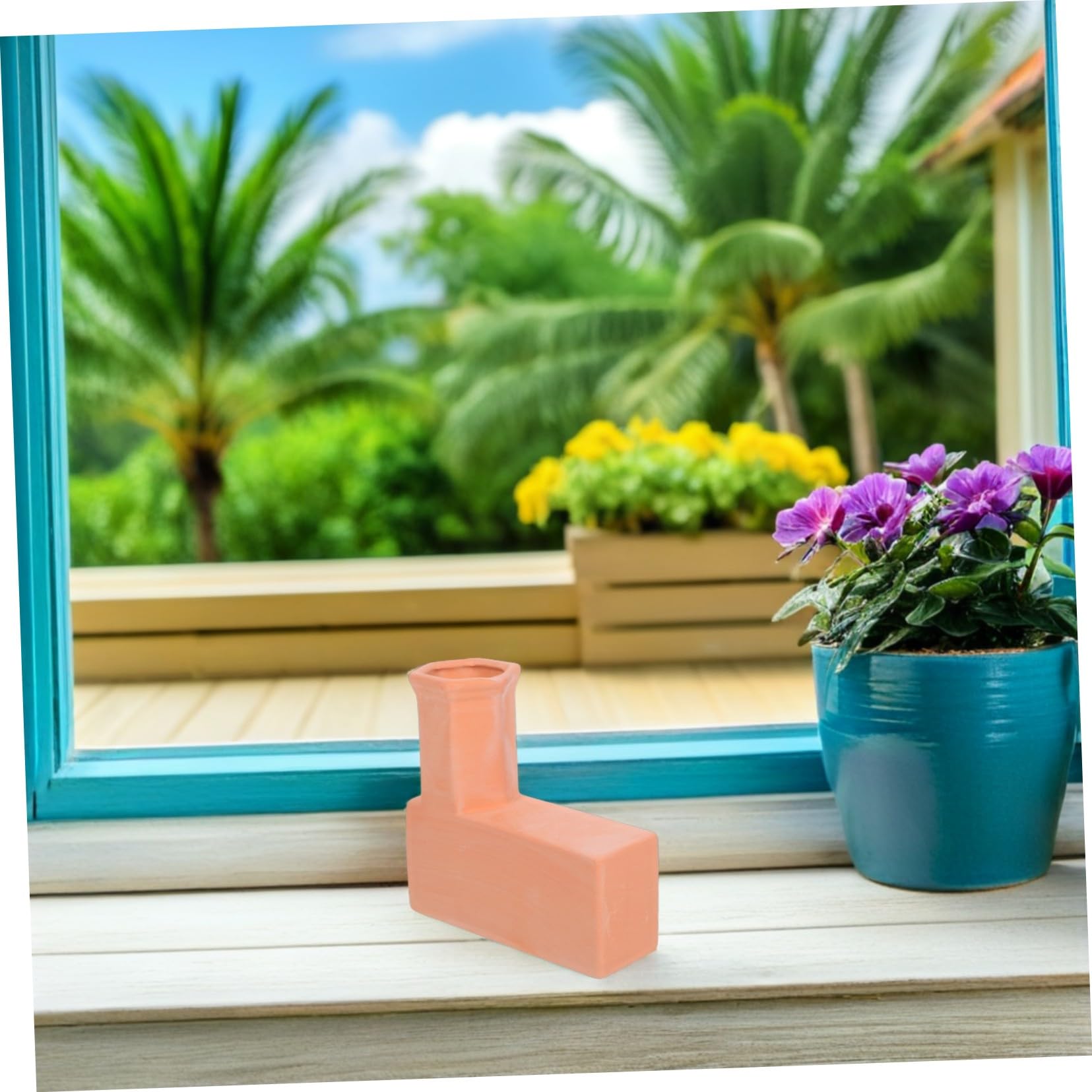 Dispositifs D’arrosage des Plantes Automatiques en Terre Cuite, Lot de 2 | Dispositifs Arrosage Automatique, Arroseurs Goutte à Goutte en Terre Cuite, pour Plantes en Intérieur et Extérieur