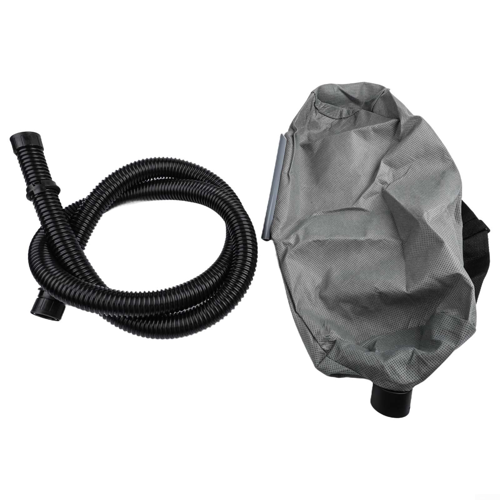 Vacuum bag dust collector for wall sanding machines designed for self priming sandpaper tools and industrial vacuum cleaner hose compatibility