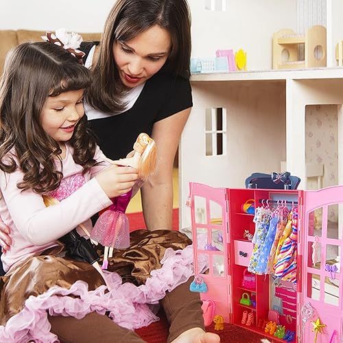 Miniatura 7 de 27 piezas de ropa de muñeca y accesorios para muñeca de niña de 11.5 pulgadas y muñeca de niño de 12 pulgadas, incluye 7 trajes de niño, 7 trajes de