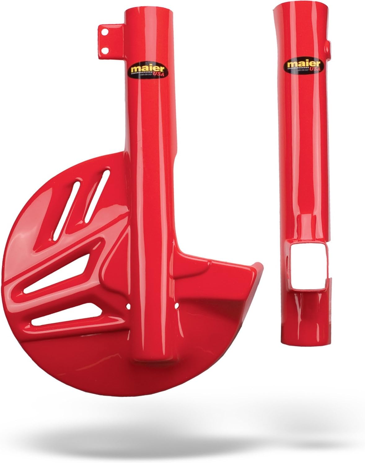 Maier USA Front Compatible/Replacement Fork & Disc Guards Compatible/Replacement for Honda CRF230 - White - 596231