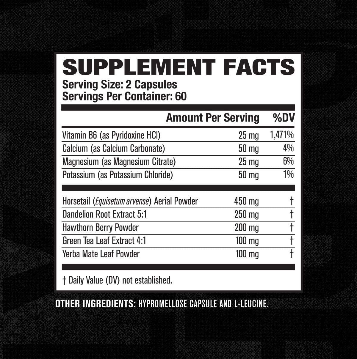JACKED FACTORY Dry-XT Diuretic Water Pills - Natural Supplement | Reduces Water Retention & Bloating | Dandelion Root Extract, Potassium, 7 More Powerful Ingredients - 120 Veggie Capsules — Amazon image 5