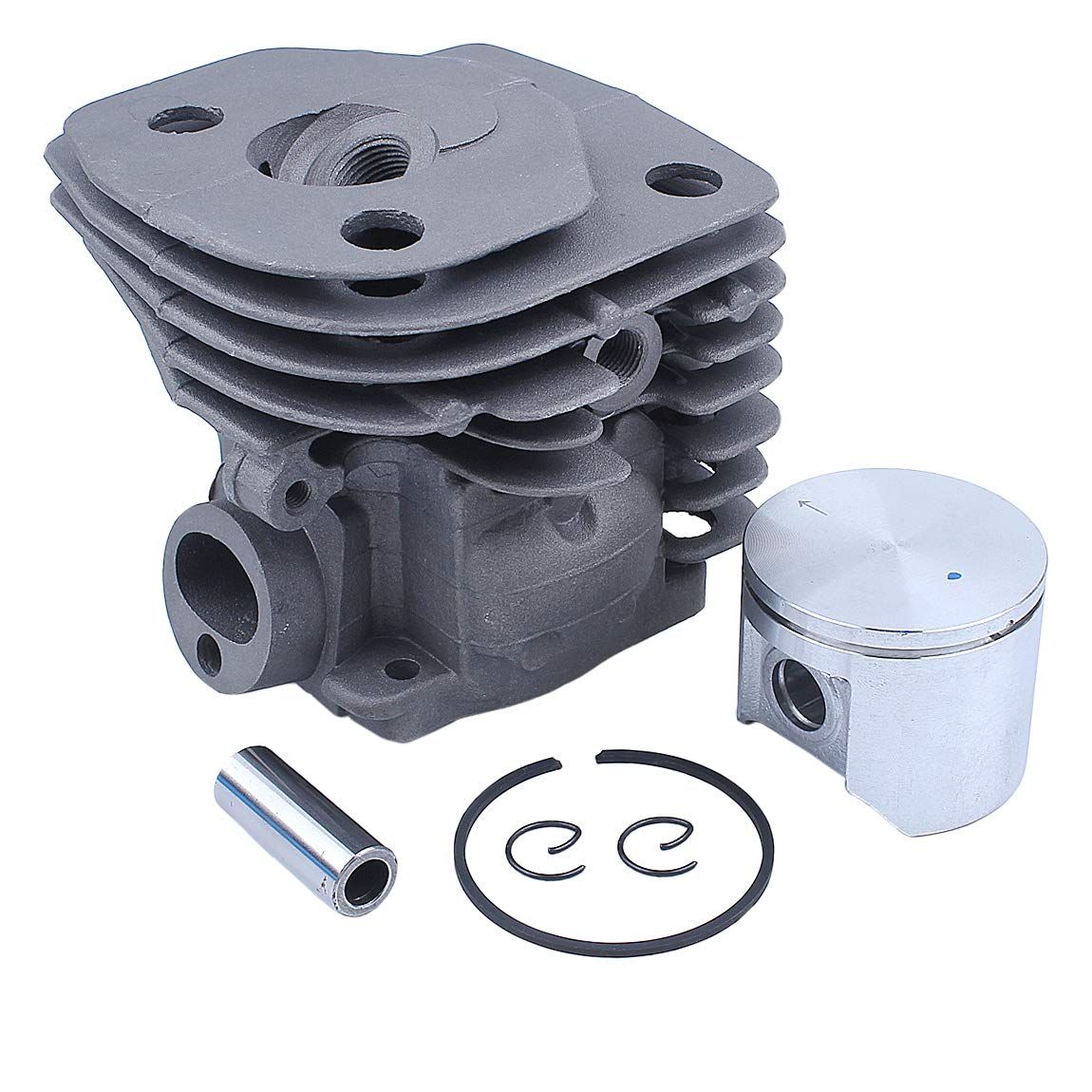 Kit de pistón de cilindro de 47 mm para puerto de descompresión de motosierra Hus 359 357XP 357
