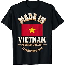 Made In Vietnam 1944 Premium Quality Vietnamese Flag T-Shirt