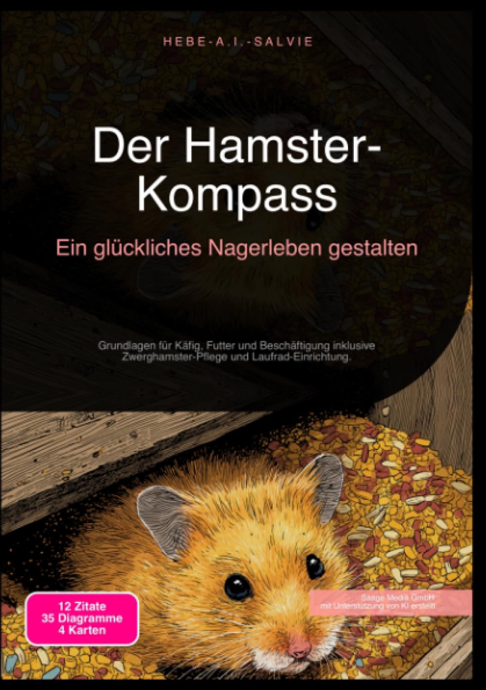 Der Hamster-Kompass: Ein glückliches Nagerleben gestalten: Grundlagen für Käfig, Futter und Beschäftigung inklusive Zwerghamster-Pflege und Laufrad-Einrichtung.