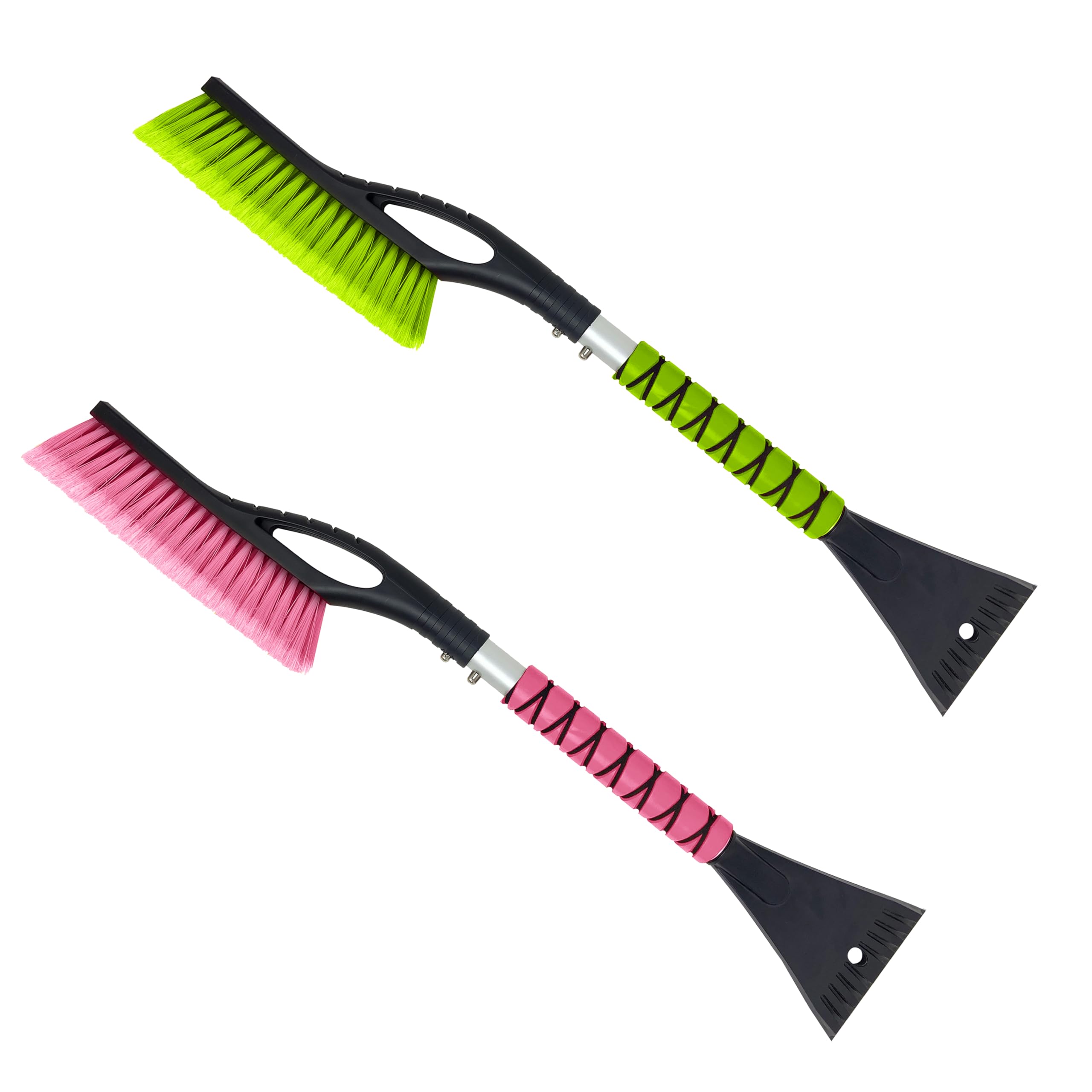 FOVAL 27 inch ijskrabber sneeuwborstel (3 stuks), bredere