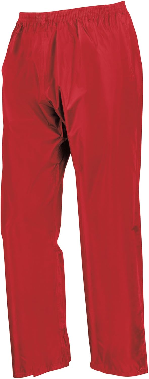 Result Childrens Unisex Heavyweight Waterproof Rain Suit (Jacket & Trouser Suit) (7-8 Years) (Red)