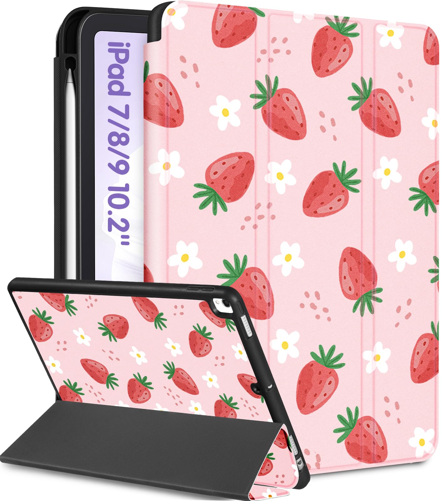 iPadアクセサリー iPad 10.2(gen9)+Apple Pencil+smart cover Case for iPad 10.2