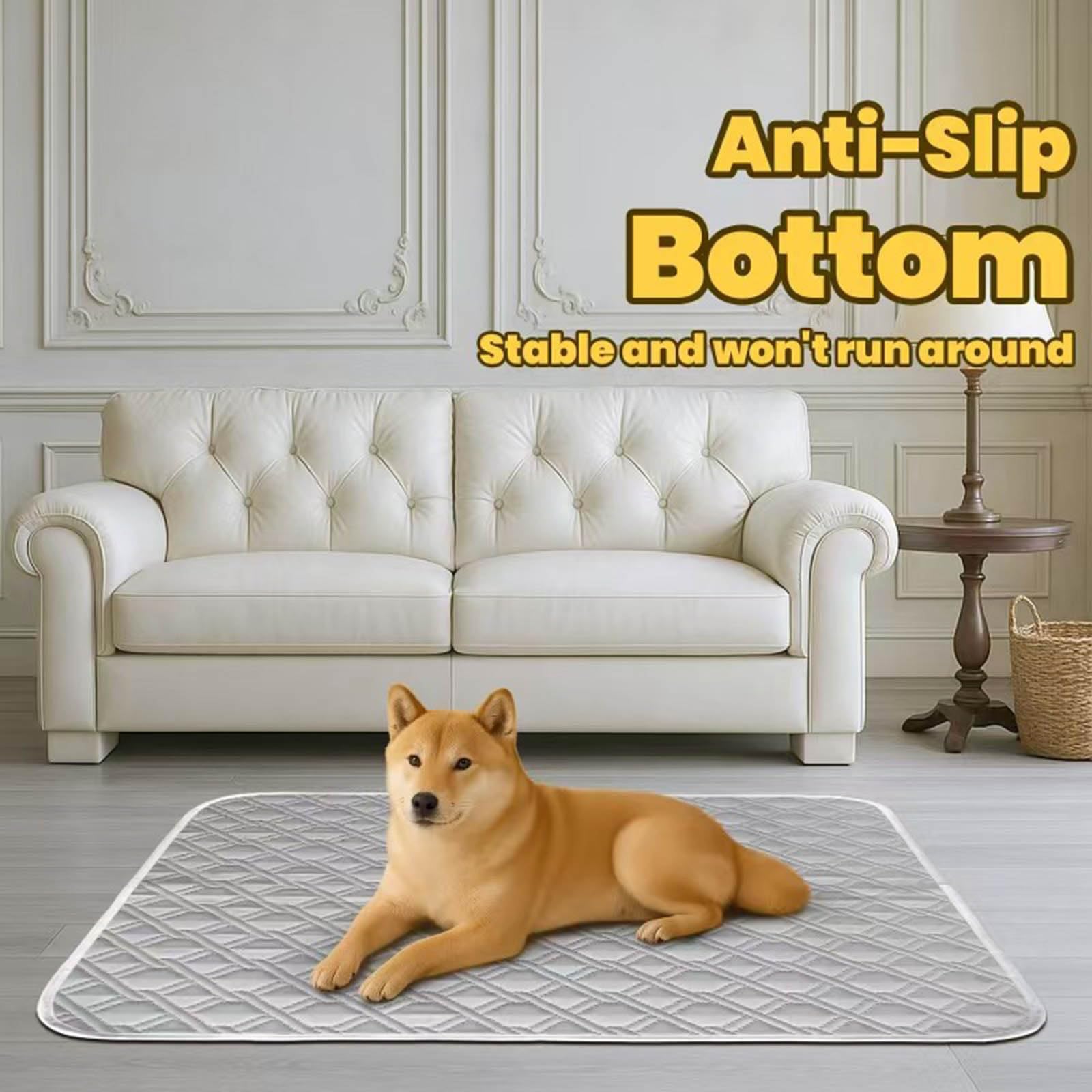 Alfombrilla de refrigeración para mascotas, cojín transpirable para dormir, almohadilla suave portátil lavable para verano, almohadilla fina para perros y gatos, ideal para uso en exteriores