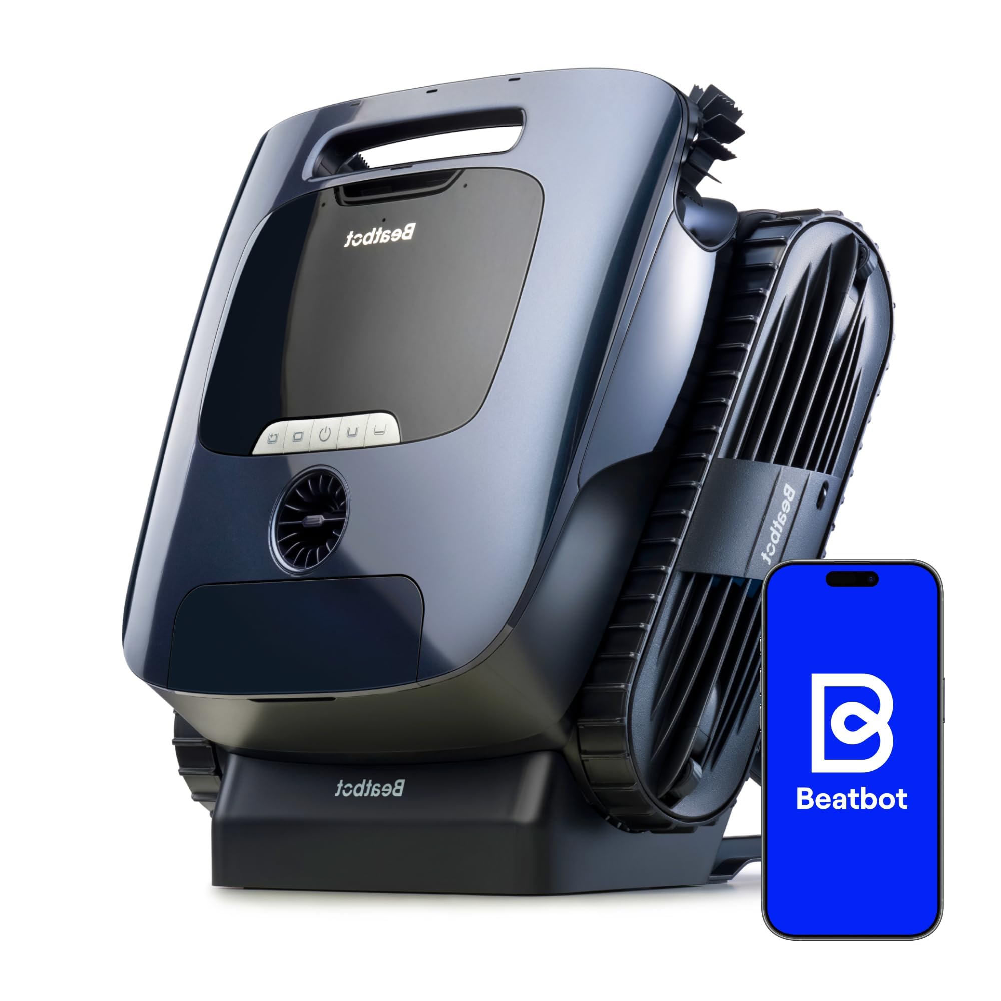 Beatbot AquaSense 2 Ultra Robot Limpiafondos, Mapeo y Detección de Residuos con IA, Limpiafondos Piscina 5 en 1 para Limpieza Completa,Azul Marino Profundo Certificado ClimatePartner