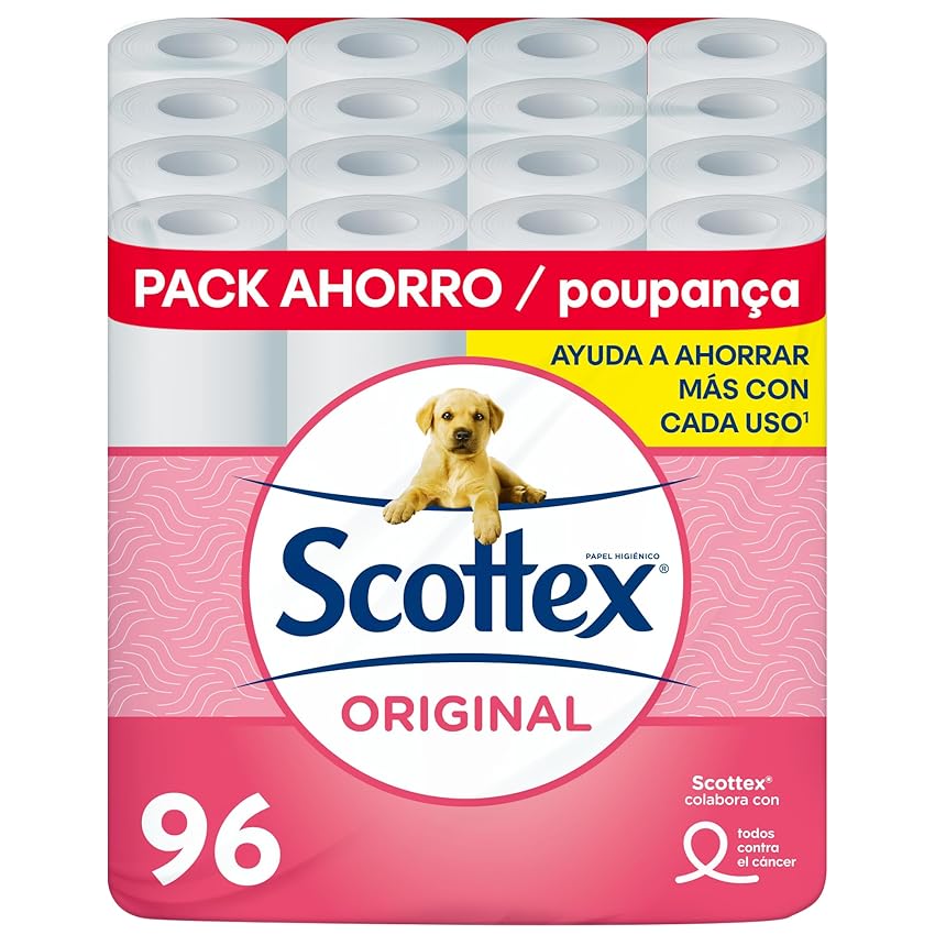 Scottex carta igienica – 96 rotoli piccole dimensioni