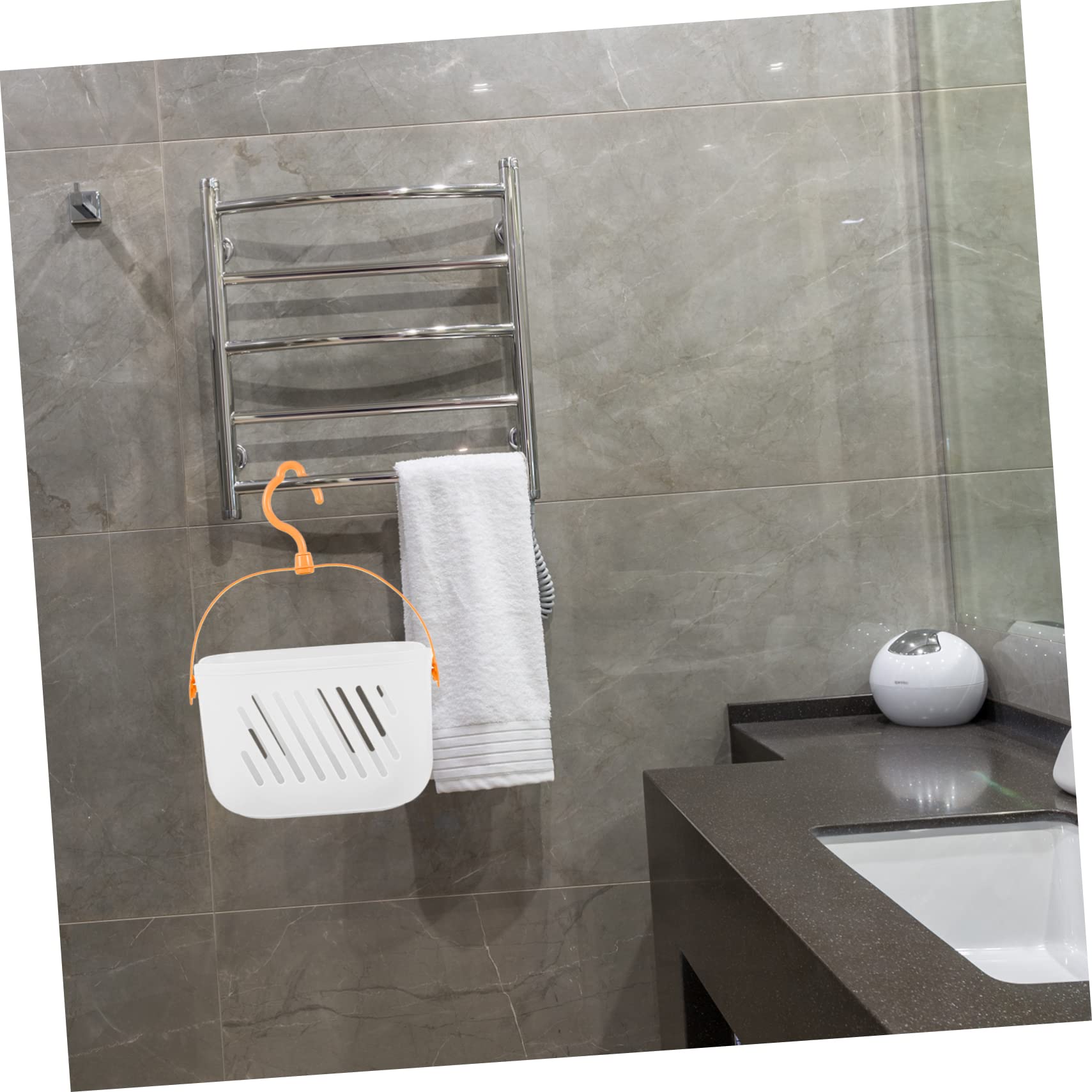 Cabilock Cestino Doccia Appendiabile in Plastica Resistente Organizer Bagno e Cucina Multifunzione Portatile Per Dormitori e Spazi Compatti Soluzione Pratica Per Bellezza e Igiene