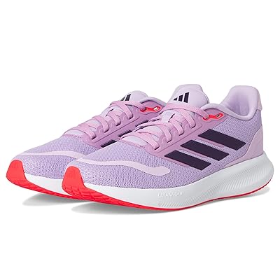 adidas Kids Run Falcon 5 Shoes (Big Kid) Kids Shoes Powder Plum/Aurora Plum/Lucid Red