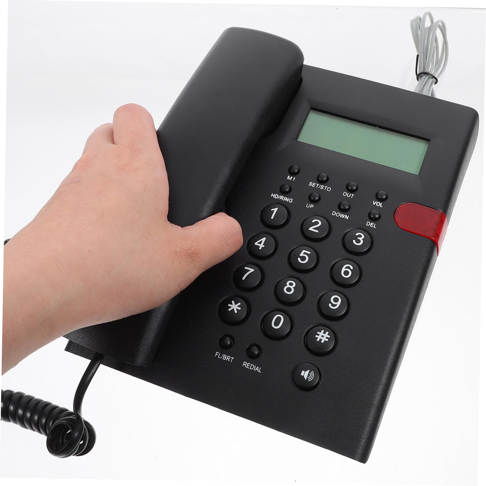 Telefono Fisso Tasti Grandi per Casa e Ufficio Facile da Usare per Anziani e Adolescenti Design Raffinato e Costruzione Duratura