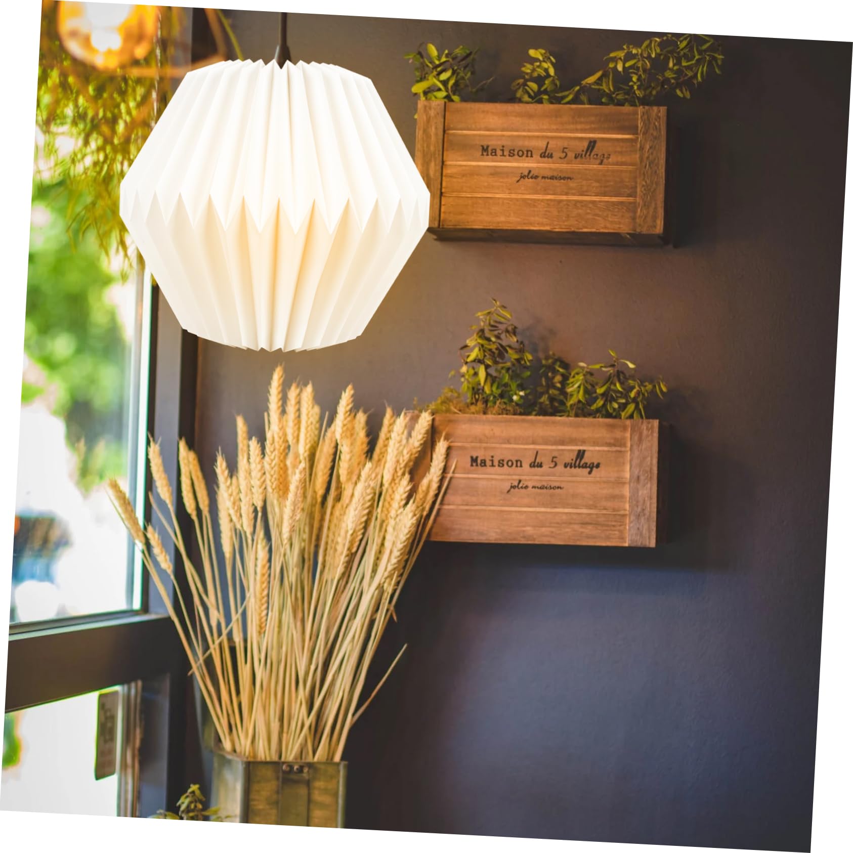 Hemobllo 3pezzi Lampadario Sospeso Stile Nordico Con Paralume Geometrico Coprilampada Elegante e Funzionale Per Decorare Ambienti Domestici