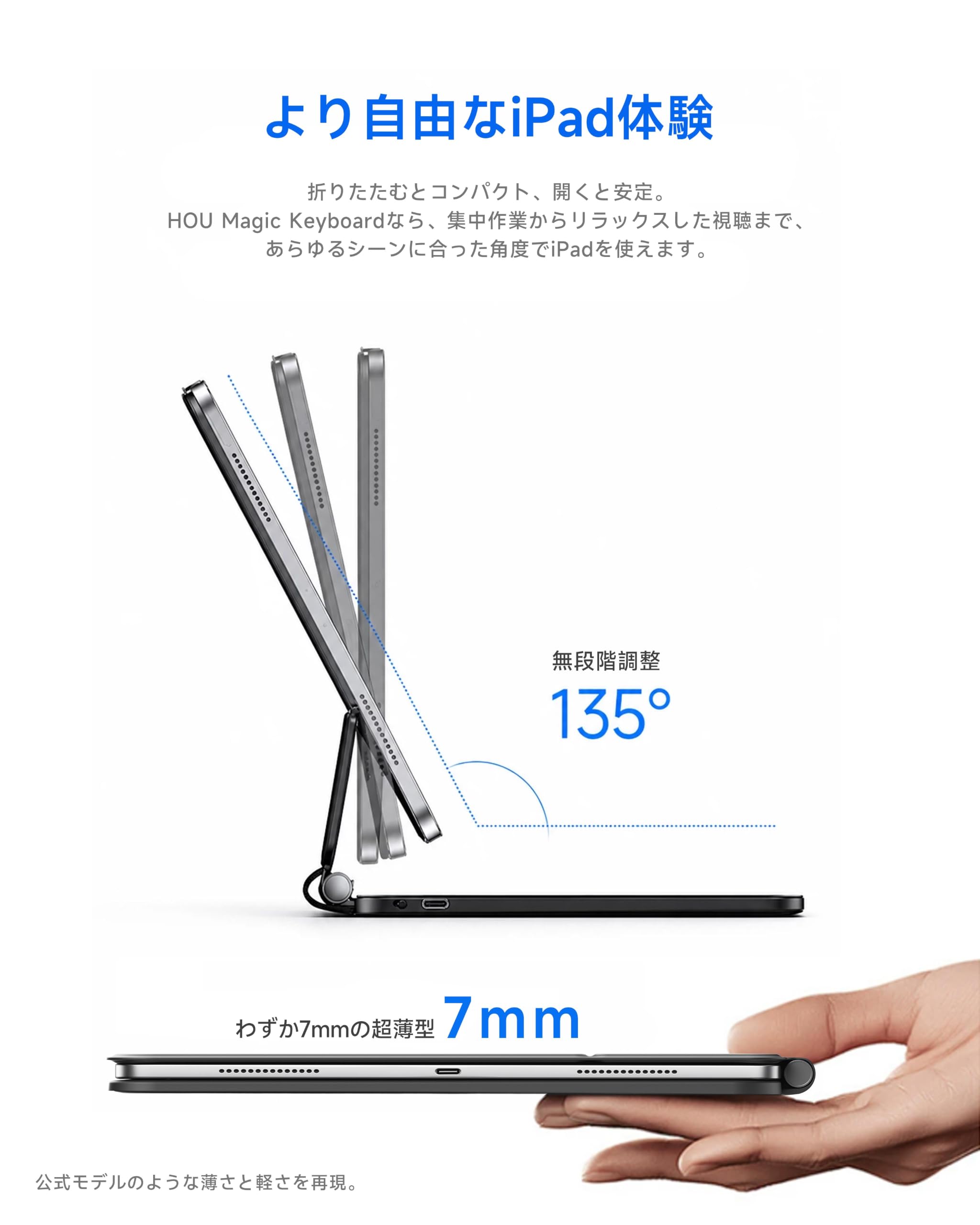 Amazon.co.jp: HOU iPad Air 11インチ・第5/4世代、iPad Pro 11インチ