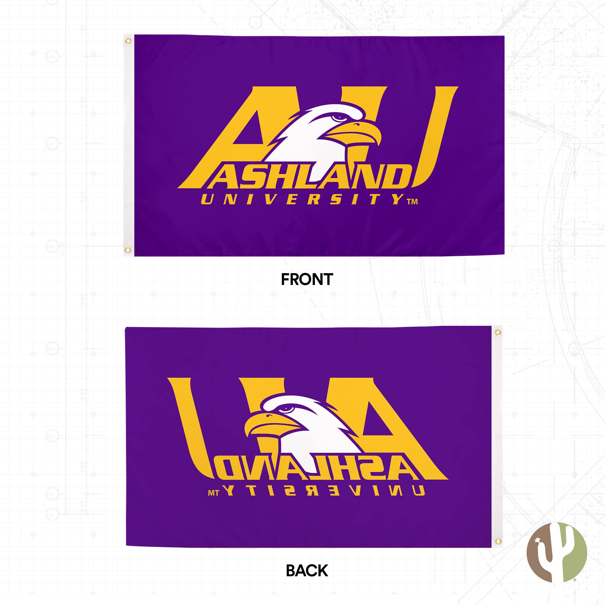 Amazon.com : Desert Cactus Ashland University Eagles 100% Polyester Indoor  Outdoor 3 feet x 5 feet Flag (Style 1) : Sports & Outdoors