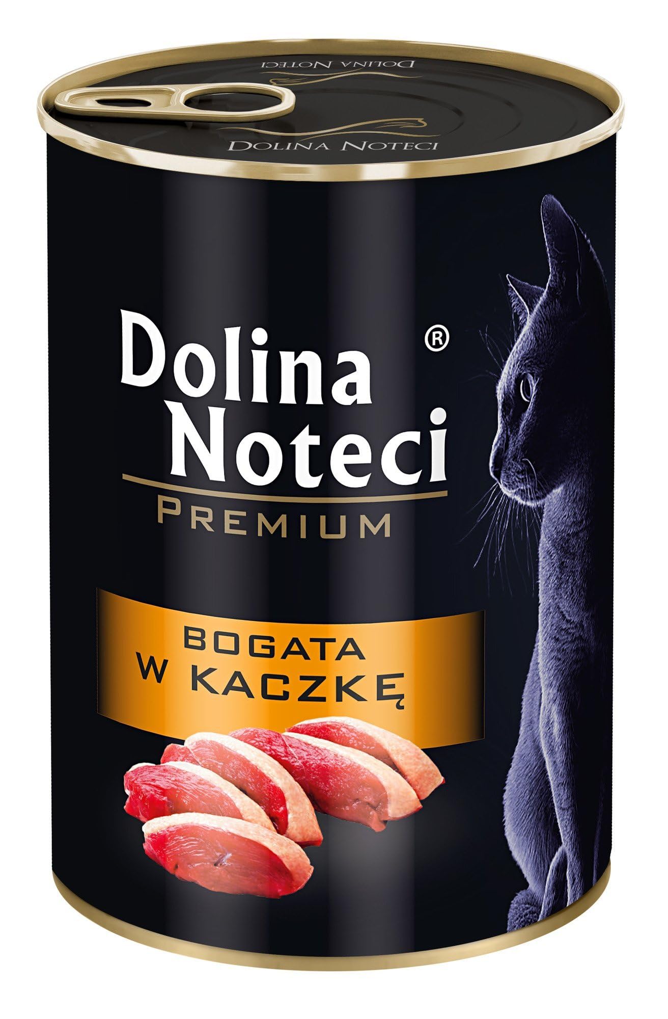 Dolina Noteci Premium mokra karma dla kota bogata w kaczkę puszka 12x 400g