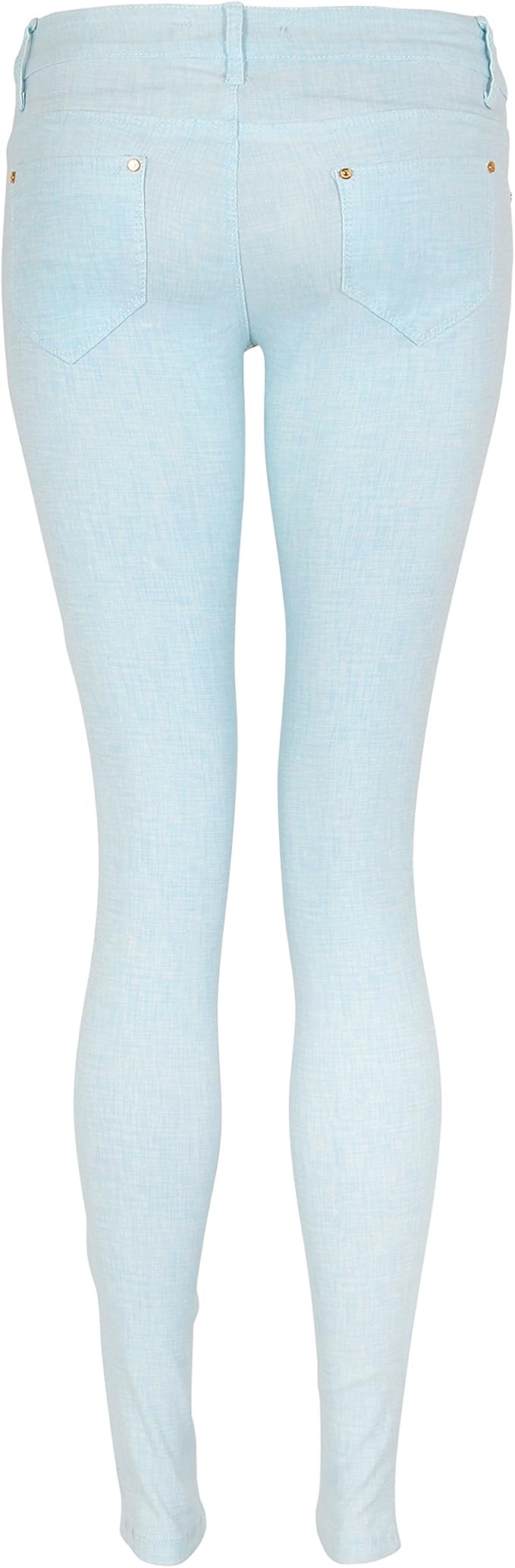 Amazon.com: Womens Color Pastel Stretch Denim pantalones pantalones Skinny  Jeans Jeggings Leggings, 2, Azul claro : Ropa, Zapatos y Joyería