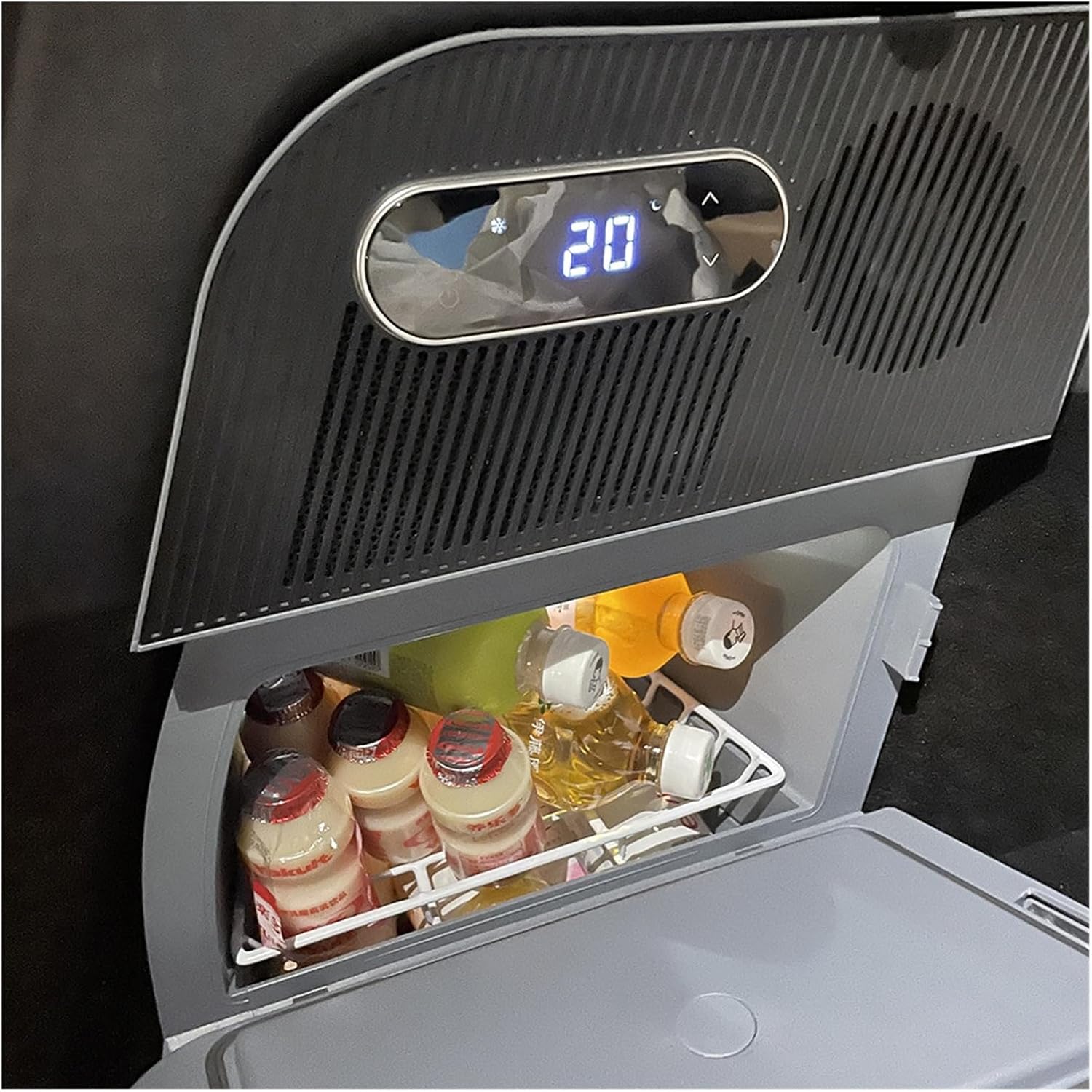 Compatible For Model Y Trunk Hidden Car Refrigerator Rear Fridge 15L Large Capacity Camping Traveling