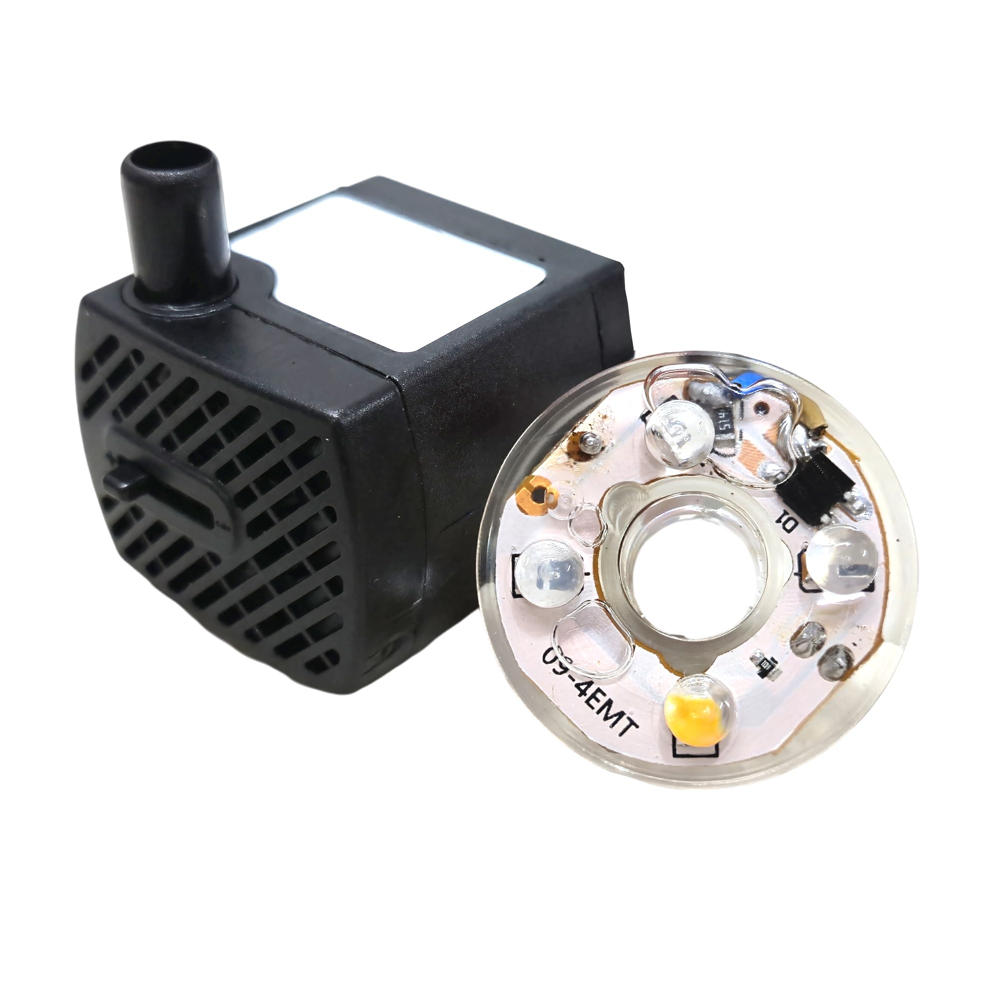 Decor Bazar (Qmax: 180l/h, Hmax: 48-55cm) Submersible Water Pump with RGB Light for Small Fountain, Fish Tank, Pond with 1.5m Power Cord (2.5W, 50Hz, AC: 220-240V) (B0D6SJBLPC) Amazon Price History, Amazon Price Tracker