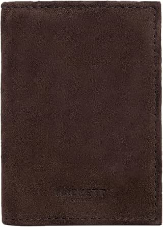 ARIAT Men's Bifold Wallet - Genuine Leather, Tan Brown, Multiple Card Slots & ID Window - View #11
