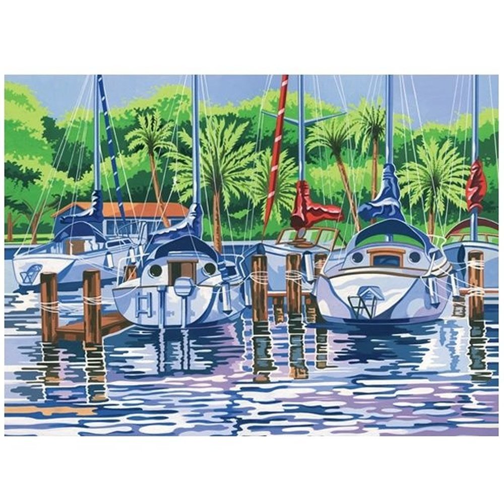 Buy Reeves Painting by Numbers quay side Online at desertcartUAE