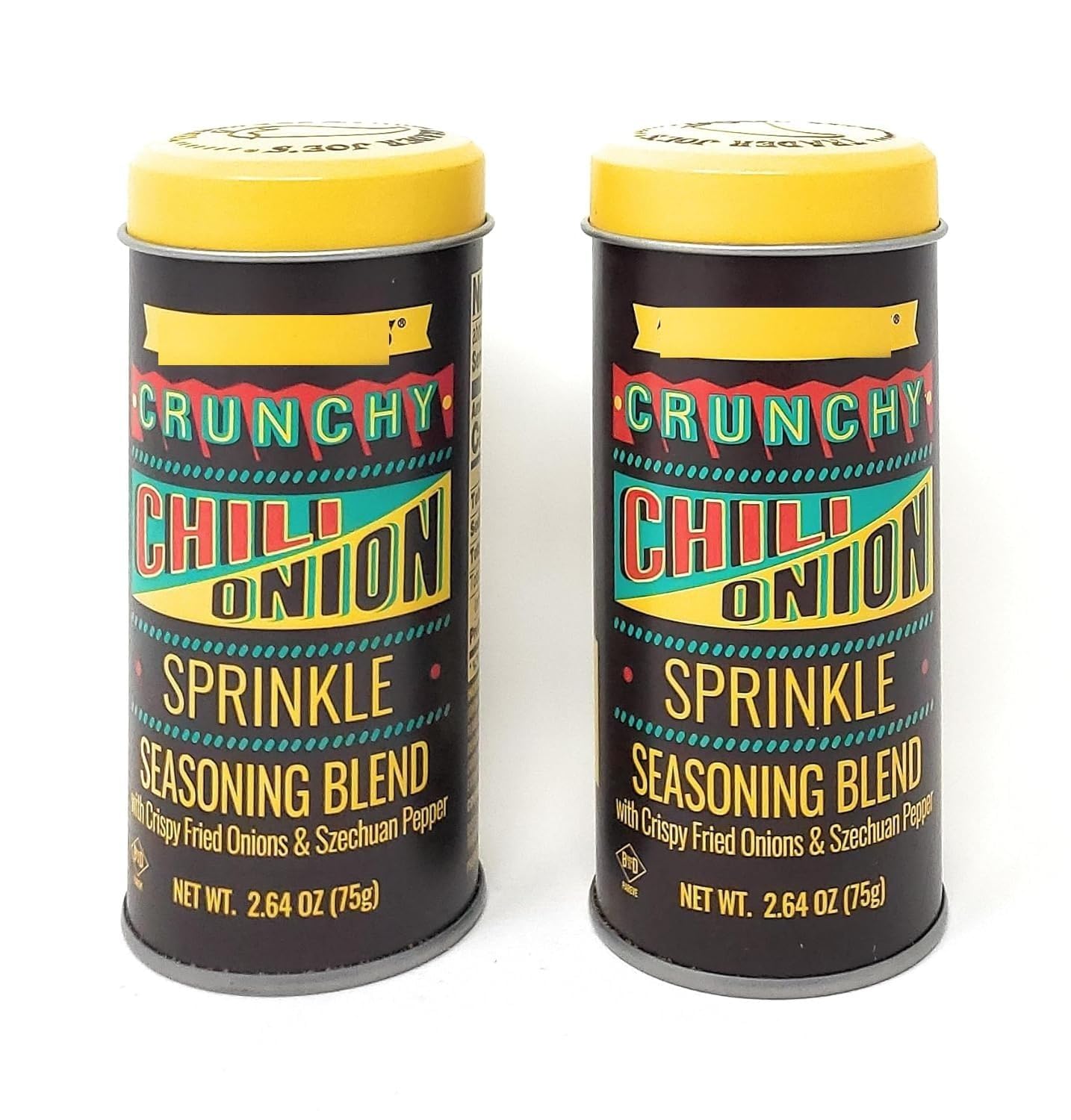 Trader Joe's Crunchy Chili Onion Sprinkle Seasoning Blend 2.64 oz/75g (Pack of 2)