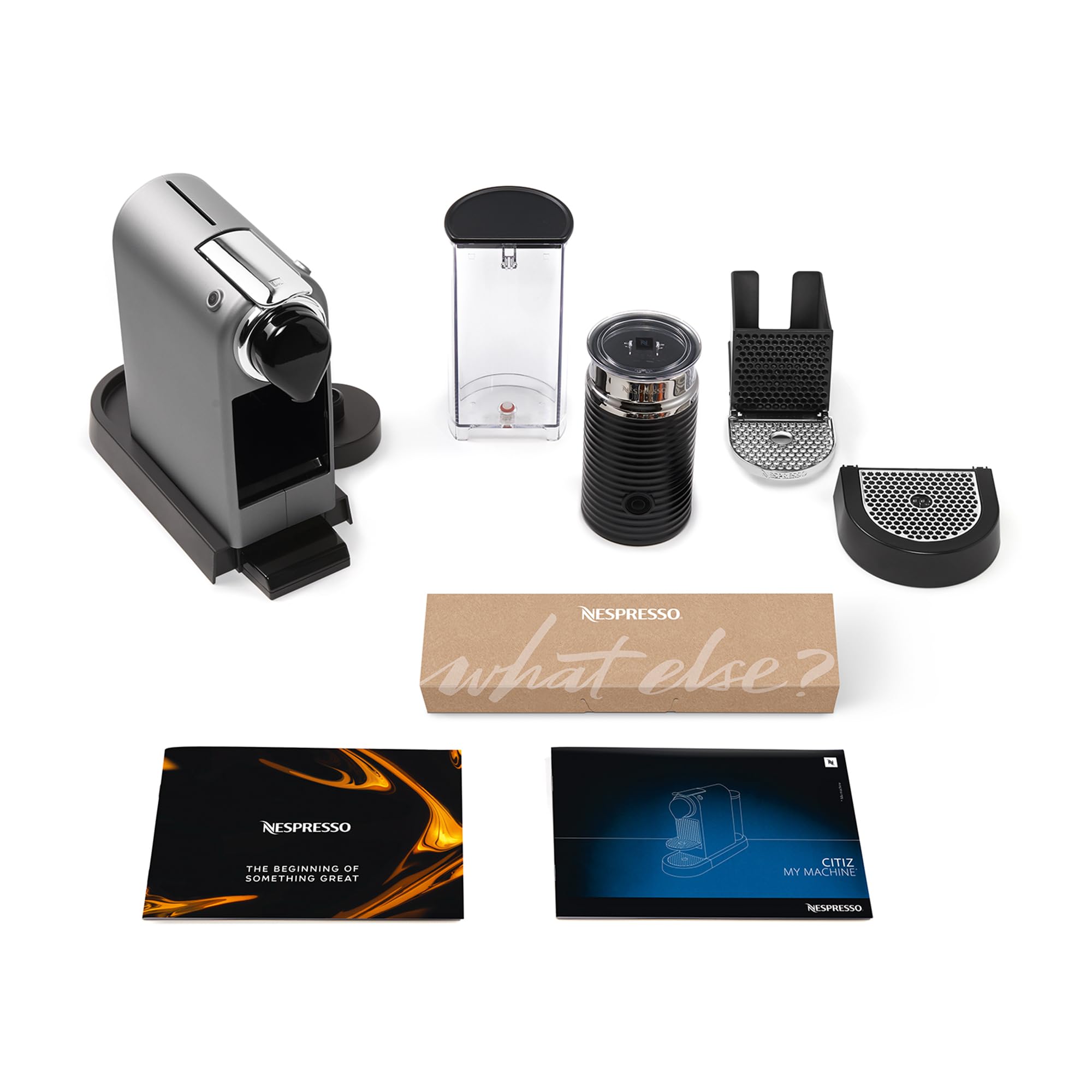Nespresso Krups XN761B Citiz&Milk Kaffeekapselmaschine 1260W 19 Bar silber