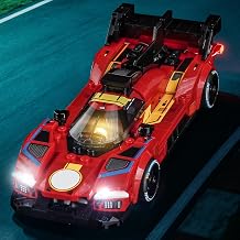 LED Lighting Compatible with LEGO Speed Champions Ferrari 499P 77261-JUST Lights,Light Kit Compatible with LEGO 77261,NOT Included The Model