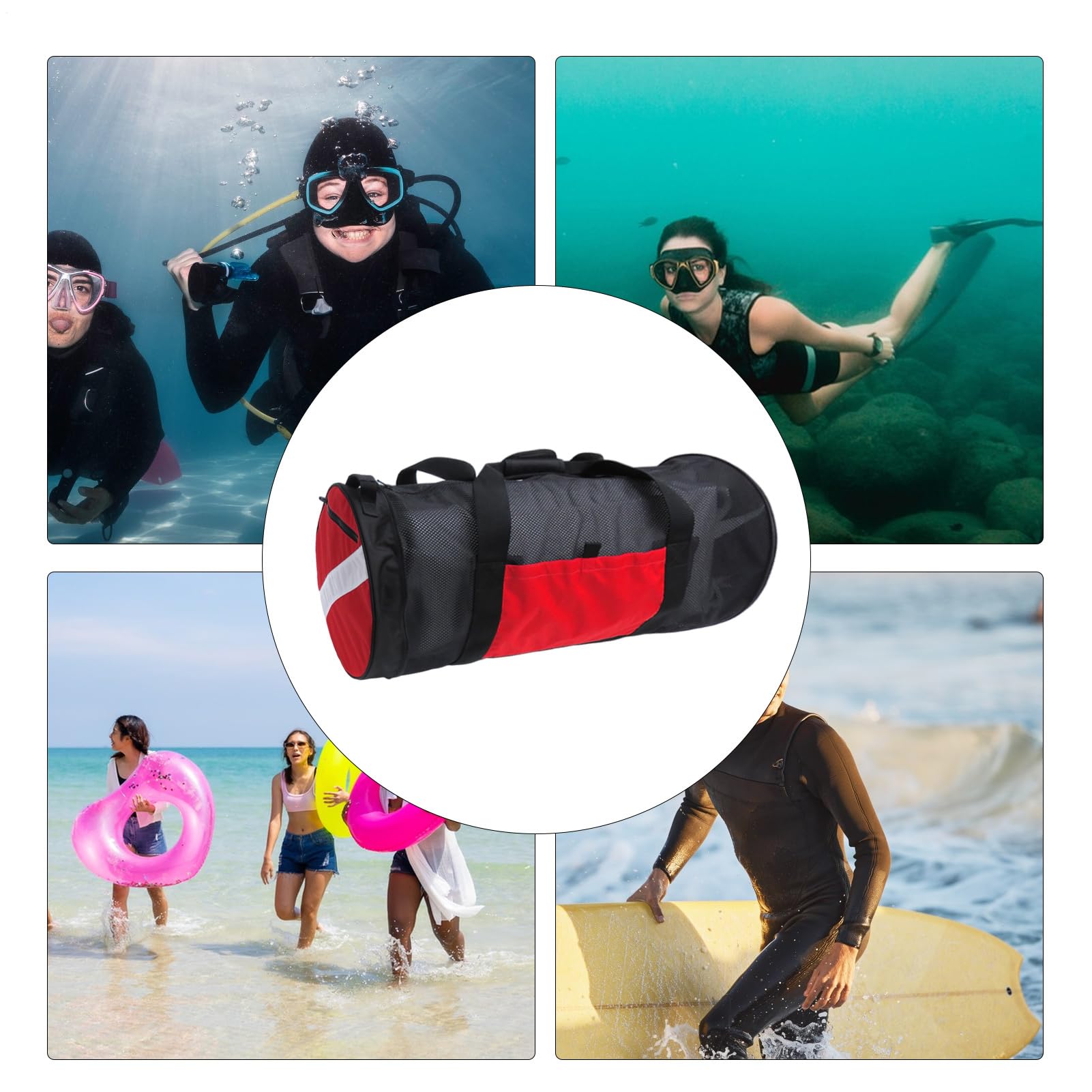 Generisch - Borsa per immersioni subacquee, borsa per immersioni e | snorkeling con tracolla, borsa da 78 l