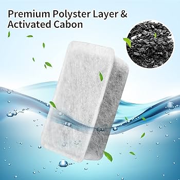 Ciays CIPS27 Pet Water Fountain Replacement Filter, White