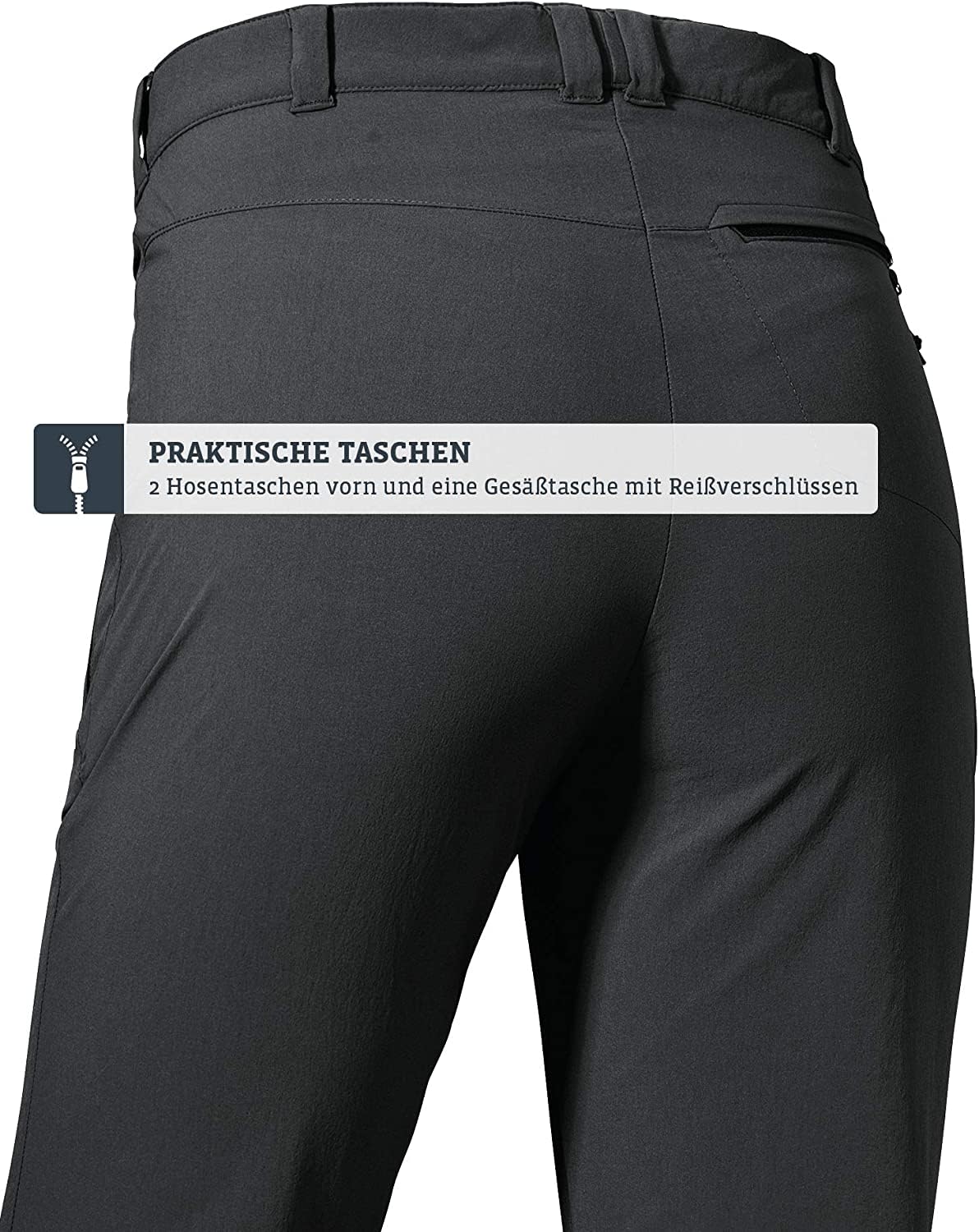 Schöffel Damen Engadin1 Zip Off Hose Zip-Hose Trekkinghose Wanderhose