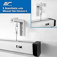 Vista 2 de Elite Screens VMAX Soportes en L para colgar de techo o pared, manual.